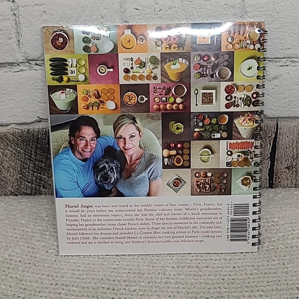 Cookbook Andrew's Favorite Soups/Andrew & Muriel's Healthy Veggies - NWT